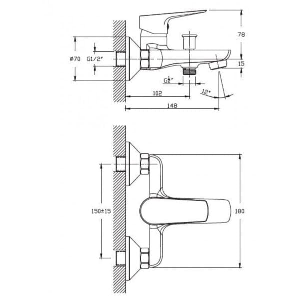 Μπαταρία Λουτρού KLS LUX 690621 - Image 2