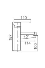 Imex Roma BDR001-1 Μπαταρία Νιπτήρος Χαμηλή - Image 3