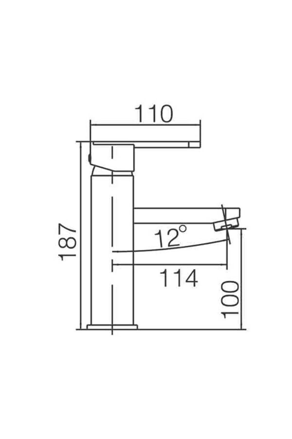 Imex Roma BDR001-1 Μπαταρία Νιπτήρος Χαμηλή - Image 3