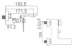 Imex Fiyi BDF016-4 Μπαταρία Λουτρού - Image 2