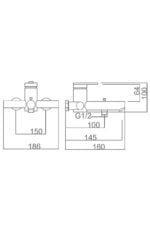 Imex Roma BDR001-4 Μπαταρία Λουτρού - Image 2