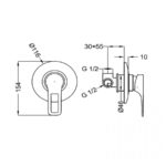 ΜΕΙΚΤΗΣ ΝΤΟΥΖΙΕΡΑΣ ΕΝΤΟΙΧΙΣΜΟΥ Teorema KART 176107 - Image 3