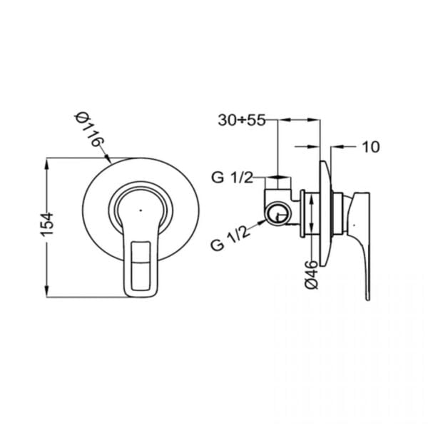 ΜΕΙΚΤΗΣ ΝΤΟΥΖΙΕΡΑΣ ΕΝΤΟΙΧΙΣΜΟΥ Teorema KART 176107 - Image 3