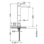 ΜΠΑΤΑΡΙΑ ΝΙΠΤΗΡΑ ΕΠΙΤΡΑΠΕΖΙΑ Teorema XS 188341 - Image 2