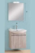 Καθρέπτης Μπάνιου Elegant 956 C 65 cm