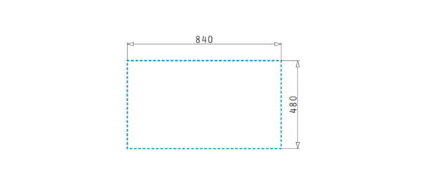ΝΕΡΟΧΥΤΗΣ ΕΝΘΕΤΟΣ PYRAMIS Jumbo Twin (96x48) 2B Inox 96x48 cm - Image 3