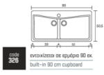 Νεροχύτης Sanitec 326 - Image 2
