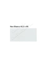 ΠΛΑΚΑΚΙ ΤΟΙΧΟΥ KOLOSSOS Neo Blanco 42,5x86 cm