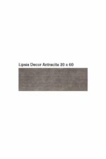 ΠΛΑΚΑΚΙ ΤΟΙΧΟΥ KOLOSSOS Lispia Decor Antracita 20x60 cm