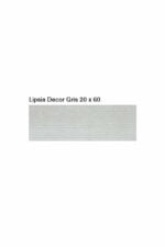 ΠΛΑΚΑΚΙ ΤΟΙΧΟΥ KOLOSSOS Lipsia Decor Gris 20x60 cm