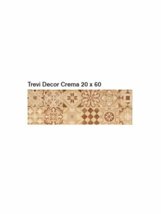 ΠΛΑΚΑΚΙ ΤΟΙΧΟΥ KOLOSSOS Trevi Decor Crema 20x60 cm