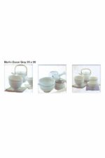 ΠΛΑΚΑΚΙ ΚΟΥΖΙΝΑΣ KOLOSSOS Merlin Decor Grey 20x20 cm
