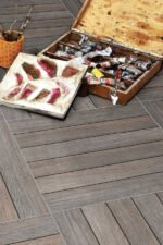 ΠΛΑΚΑΚΙ ΔΑΠΕΔΟΥ KOLOSSOS Poolside Brown 50x50 cm - Image 2