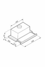 Απορροφητήρας Pyramis Συρόμενος Turbo Slim 60cm - Image 2