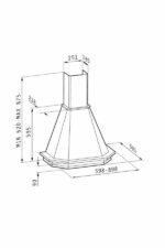 Απορροφητήρας Pyramis Καμινάδα Ρουστίκ - Image 2