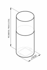 Απορροφητήρας Pyramis Cilindrico Elegant 065018601 - Image 2