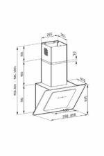 Απορροφητήρας Pyramis Fiero Λευκός 065023201 - Image 2
