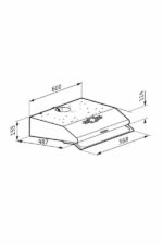 Απορροφητήρας Pyramis Απλός 60 cm - Image 2
