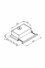 Απορροφητήρας Pyramis Συρόμενος Power Slim 60cm - Image 2