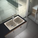 Duralit KZ200 Gris Platinum 83x50cm Συνθετικός Ένθετος Νεροχύτης - Image 3
