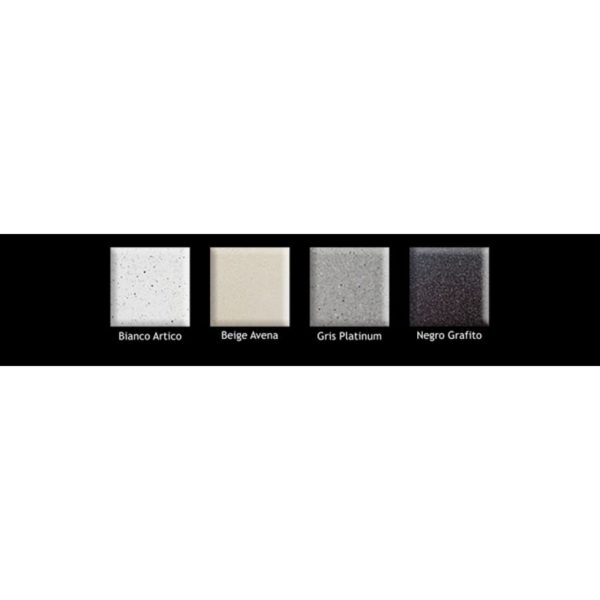 Duralit KZ200 Gris Platinum 83x50cm Συνθετικός Ένθετος Νεροχύτης - Image 4