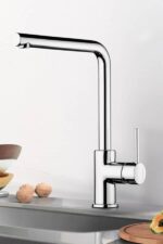 Eurorama Tonda 145515-100 Μπαταρία Κουζίνας Χρωμέ Με Υψηλό Περιστρεφόμενο Ρουξούνι