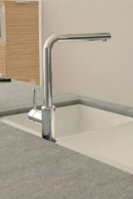 Eurorama Tonda 145515-100 Μπαταρία Κουζίνας Χρωμέ Με Υψηλό Περιστρεφόμενο Ρουξούνι - Image 2