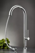 Μπαταρία Κουζίνας Carron Tozo Ντους Χρωμέ 48780 Granite - Image 3