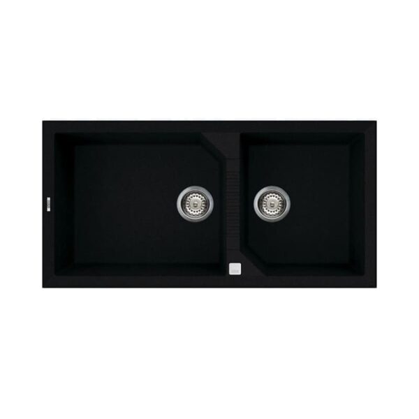 Νεροχύτης κουζίνας διπλός TEKNO 490 ELLECI - Image 1