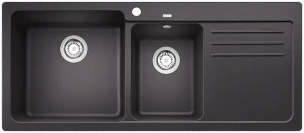 ΝΕΡΟΧΥΤΗΣ granite BLANCO NAYA 8 S ANTHRACITE - Image 2