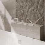Μπαταρία λουτρού επικαθήμενη White/Chrome ADORE BDR11A FERRO
