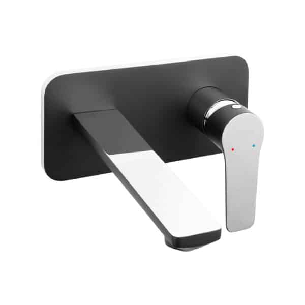Μπαταρία νιπτήρος εντοιχισμού Black/Chrome ADORE BDR3PABLC FERRO