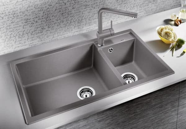 ΝΕΡΟΧΥΤΗΣ granite BLANCO METRA 9 PEARL GREY - Image 1
