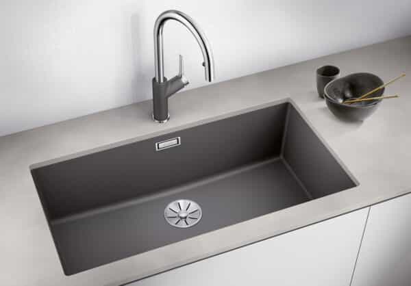 ΝΕΡΟΧΥΤΗΣ granite  BLANCO SUBLINE 800 U ANTHRACITE - Image 1