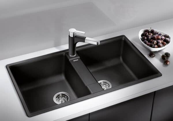 ΝΕΡΟΧΥΤΗΣ granite BLANCO ZIA 9 ANTHRACITE - Image 1
