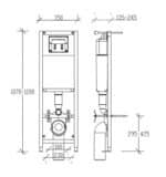 15001 EXCLUSIVE ΚΑΖΑΝΑΚΙ ΕΝΤΟΙΧΙΣΜΟΥ ME FRONTPANEL CONTROL& INOX BUTTON - Image 2
