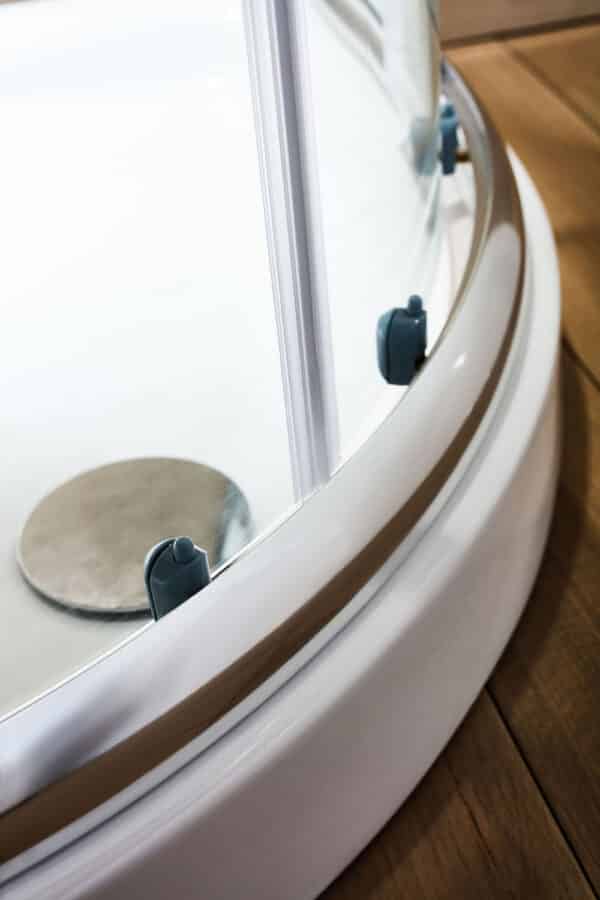 Καμπίνα NEW TEMA Ημικυκλική Σεριγραφία Shower Cabin NEW TEMA 1/4 Circular Line - Image 5