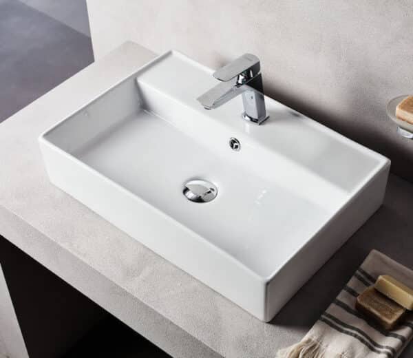 Νιπτήρας NEW STRATA 50x35cm Washbasin NEW STRATA 50x35cm - Image 1