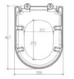 41224 COMFORT  DUROPLAST ΚΑΛΥΜΜΑ SOFT CLOSING ΑΠΟΣ/ΝΟ  Β.T. - Image 2