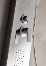 Στήλη Υδρομασάζ Χρωμέ Γυαλιστερή (53100-1) Shower Panel Chrome Shiny (53100-1) ROMA - Image 2