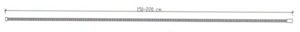 54001 ΣΠΙΡΑΛ 150-190cm ΕΥΚΑΜΠΤΟ ΣΕ ΣΥΣΚΕΥΑΣΙΑ ΝΑΙΛΟΝ - Image 2