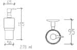 71419 SOLO DISPENSER ΤΟΙΧΟΥ ΓΥΑΛΙΝΟ - Image 2