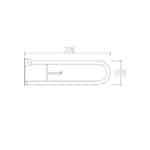 82011  ΑΜΕΑ ΜΠΑΡΑ ΑΝΑΚΛΙΝΟΜΕΝΗ ΜΕ ΧΑΡΤΟΘΗΚΗ 75cm INOX ΧΡΩΜΕ - Image 3