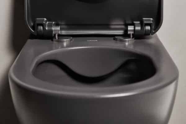 Λεκάνη Κρεμαστή FREE RIM-OFF Ανθρακί Ματ (FE322.60100) Wall-Hung Pan FREE RIM-OFF Anthracite Matt (FE322.60100) - Image 4