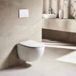Λεκάνη Κρεμαστή FREE RIM-OFF Λευκή Περλέ Ματ (FE322.G0100) Wall-Hung Pan FREE RIM-OFF White Pearl Matt (FE322.G0100)
