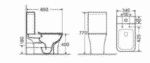 Λεκάνη Χ.Π. SPRINT RIM-OFF WC Set SPRINT RIM-OFF - Image 2