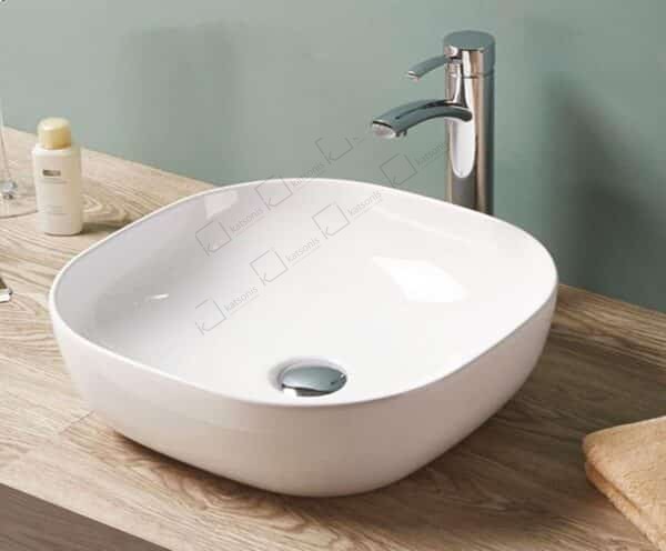 Νιπτήρας SPACE 41.5x41.5x14.5 Washbasin SPACE 41.5x41.5x14.5 - Image 1