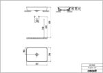 Νιπτήρας ULTRA Μαύρος 60x40cm (UL060.40000) Washbasin ULTRA Black 60x40cm (UL060.40000) - Image 3