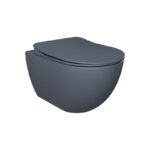 Λεκάνη Κρεμαστή FREE RIM-OFF Ανθρακί Ματ (FE322.60100) Wall-Hung Pan FREE RIM-OFF Anthracite Matt (FE322.60100) - Image 3