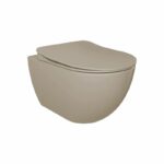 Λεκάνη Κρεμαστή FREE Καπουτσίνο Ματ (FE320.F0100) Wall-Hung Pan FREE Cappuccino Matt (FE320.F0100) ΜΕ ΚΑΛΥΜΜΑ - Image 2
